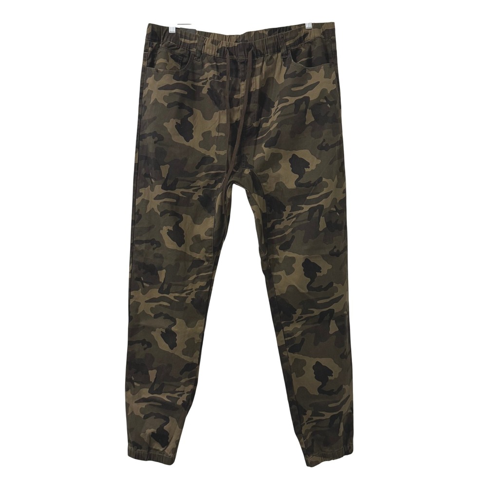 Victorious‎ Jogger Pants 5XL Mens Camo Cargo Cotton Spandex Streetwear Utility